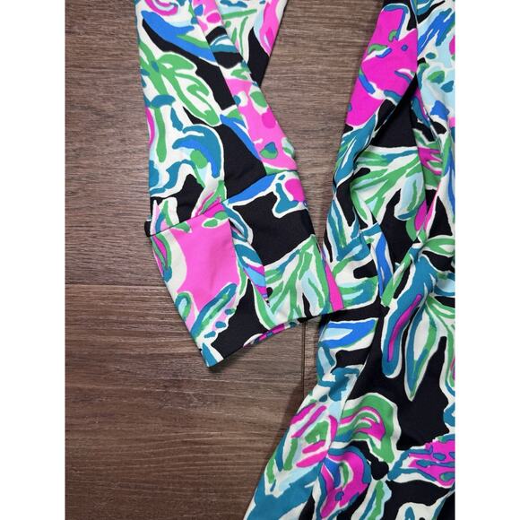 Lilly Pulitzer Lilshield UPF 50 Chillylilly Lets Go Wild Medium Dress W/ Pockets - Picture 4 of 11
